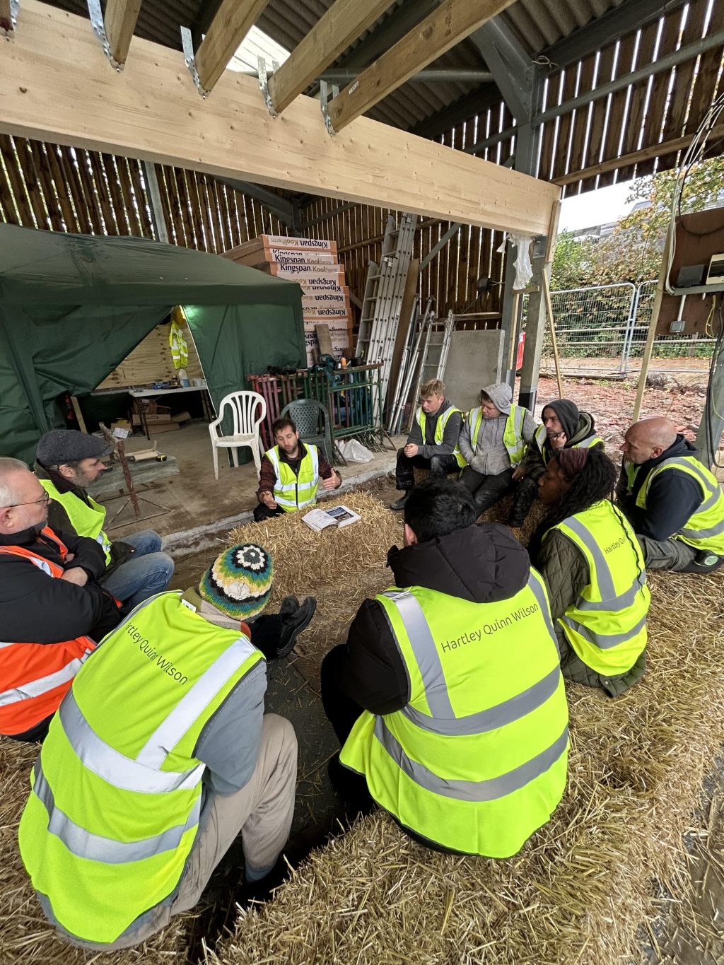 Ckailey BakerBrown – First Straw Bale Workshop at Chailey Heritage Foundation
